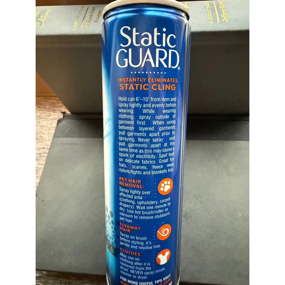 Static Guard‎ Original Instant Static Cling Eliminator Spray 5.5oz Aerosol